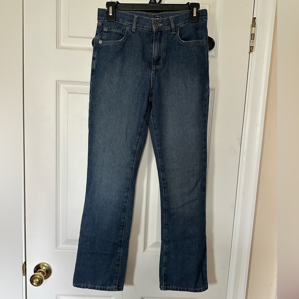 Selling 2 pairs of children’s place boy jeans size 10 and 12 in a dark wash